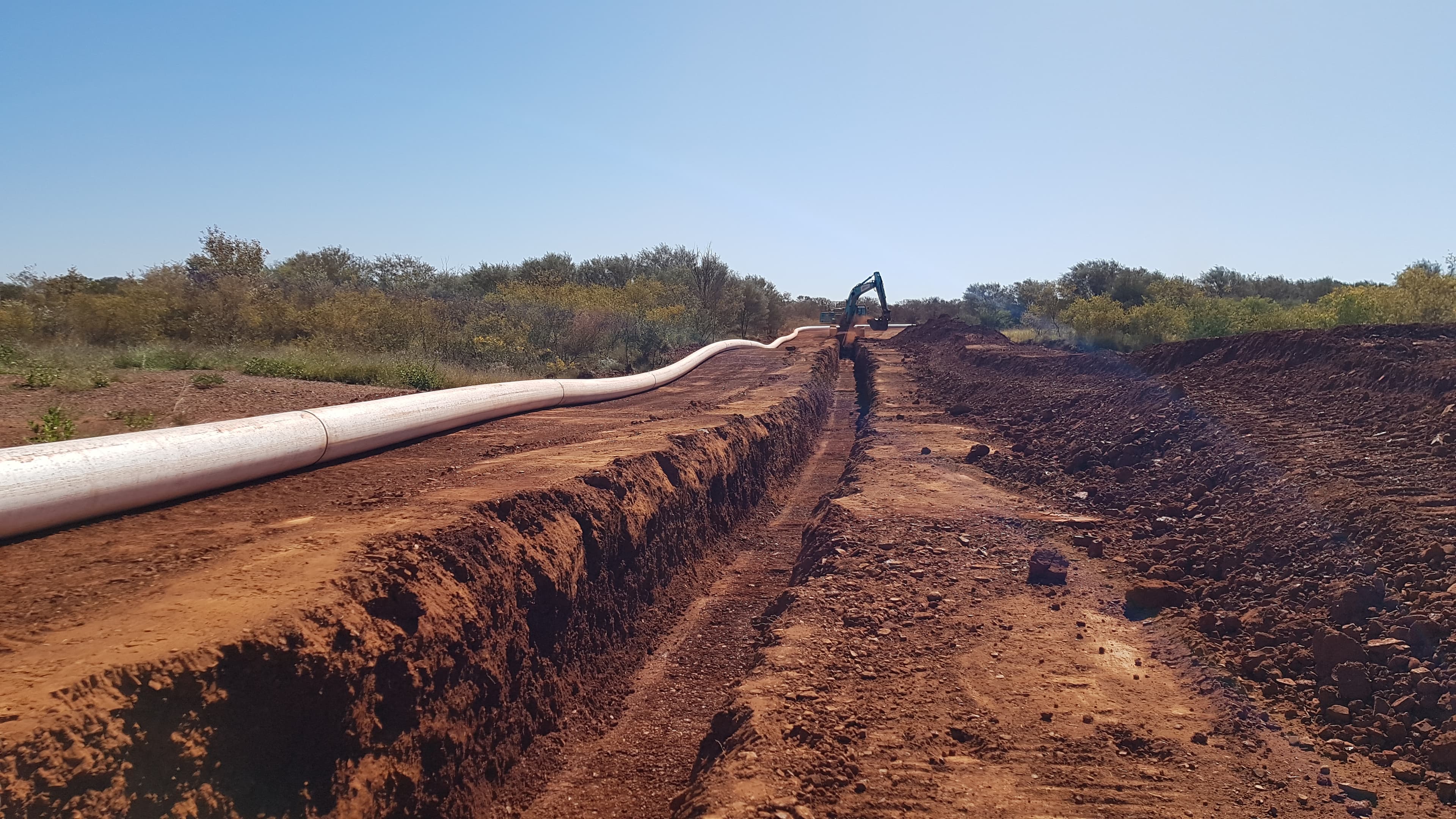 Survey and GIS support for Cloudbreak dewatering works