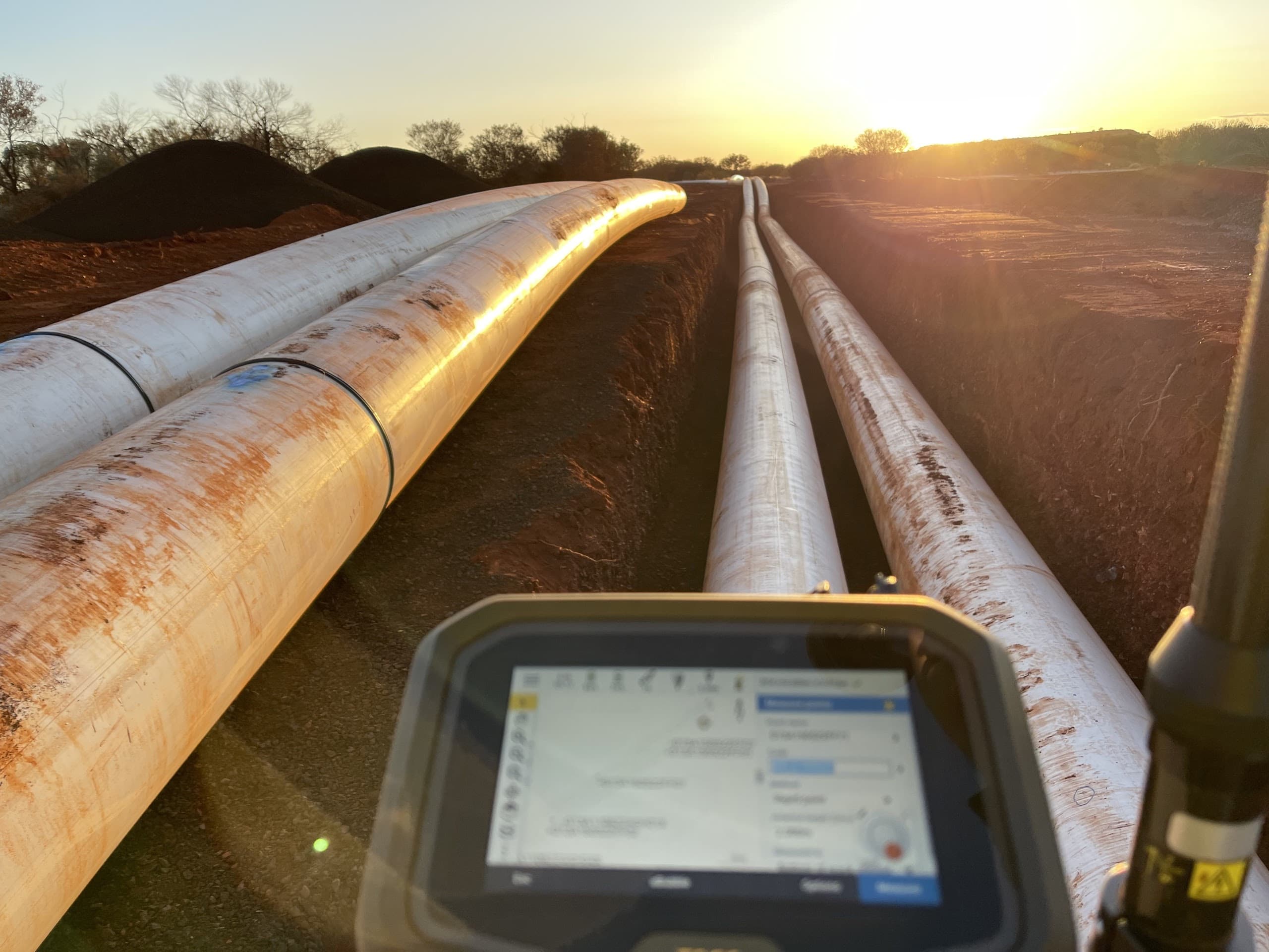 As-constructed survey records for Cloudbreak dewatering works