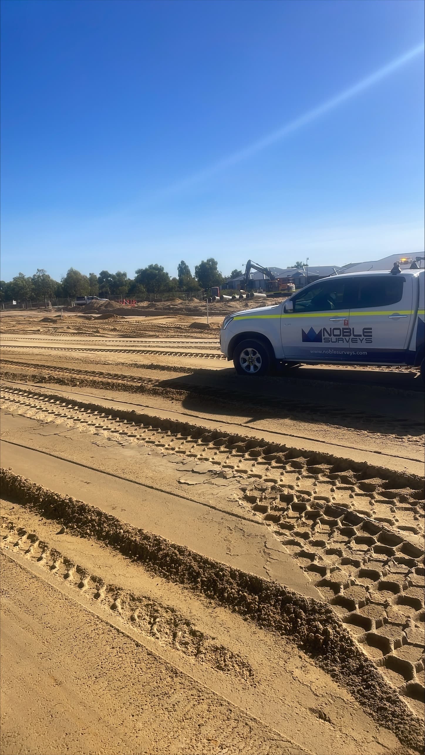 As-constructed survey records for Paris Grove Accommodation Village