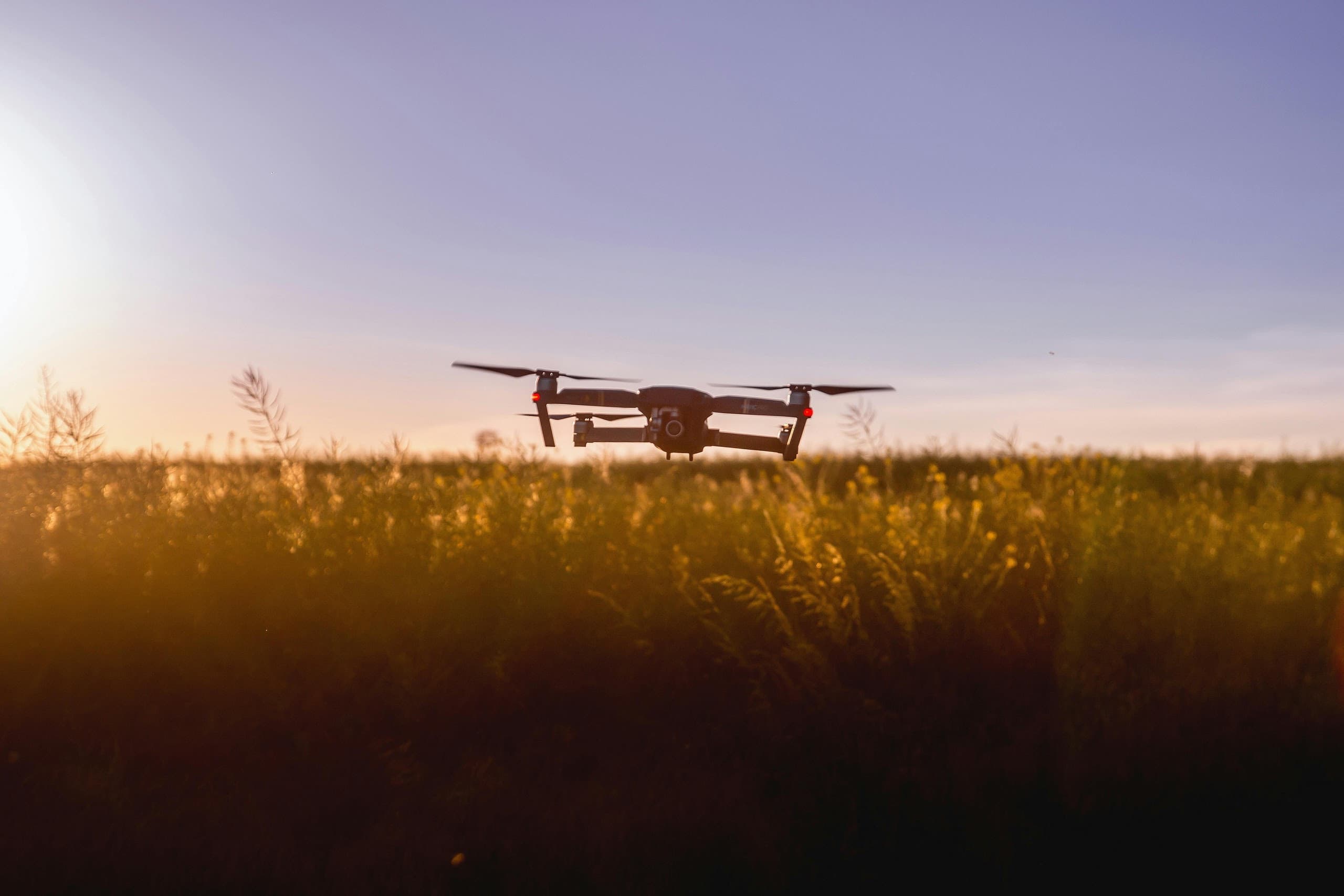 UAV drone surveying